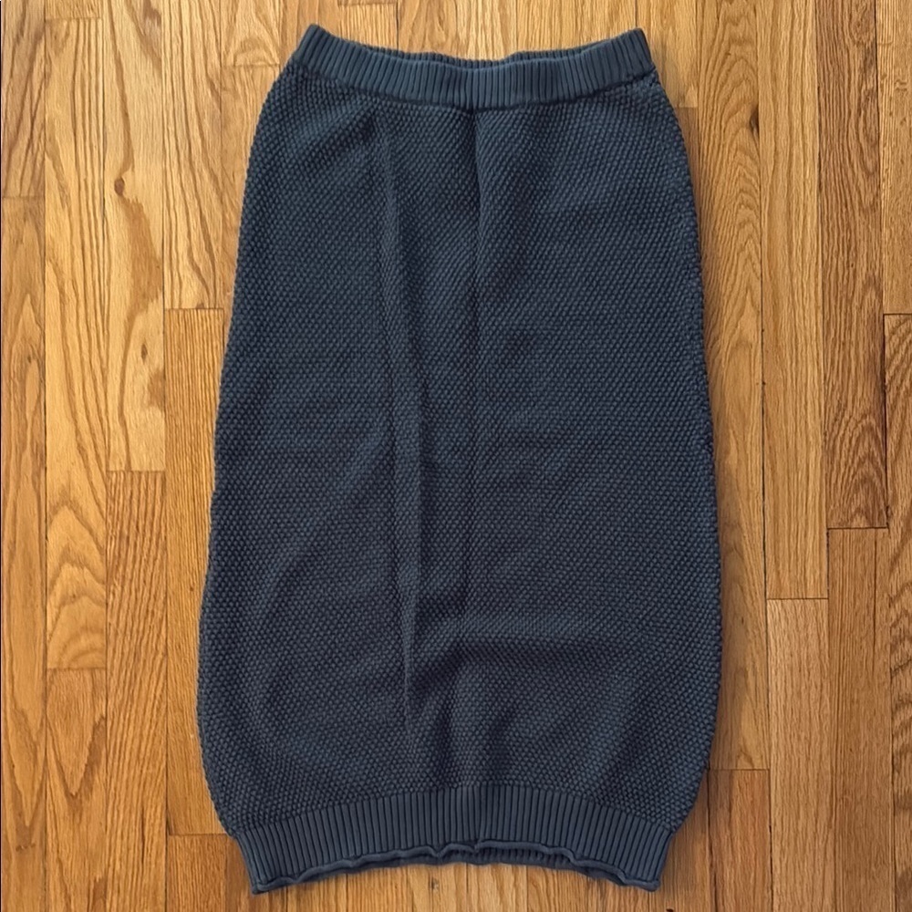 FP Beach sz S Cotton knit Elegant Jade Knit Skirt with elastic waist VGUC